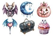 Coquette Halloween Clipart, an Illustration by Daily.Designs (Thumbnail 4 of 5)