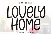 Lovely Home | Script Font