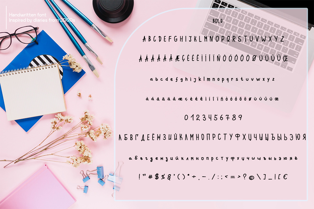 Lovestory - Handwritten Typeface, a Handwritten Font by saintricchi (Photo 5 of 6)