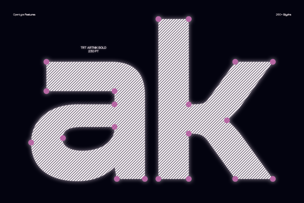 TRT Artnik – Modern Geometric Sans, a Sans Serif Font by truetype (Photo 7 of 15)