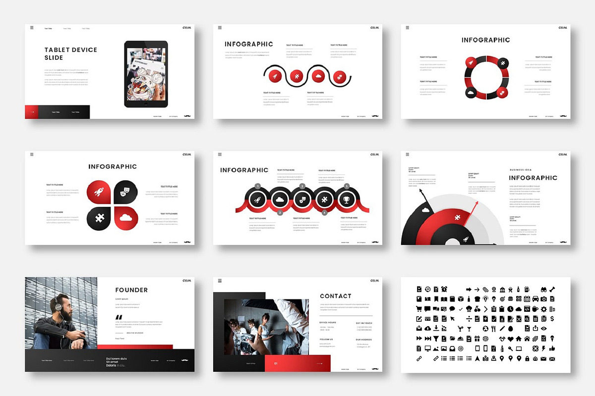Celin – Business Keynote Template, a Presentation Template by Dens Creative Studio (Photo 5 of 6)