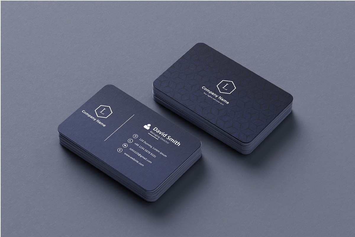 Minimal & Clean Business card, a Business Card Template by NimraAmjad