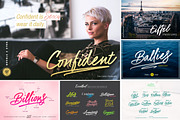 YEAR END FONT BUNDLE, a Script Font by DoubleZ Studio (Thumbnail 3 of 12)