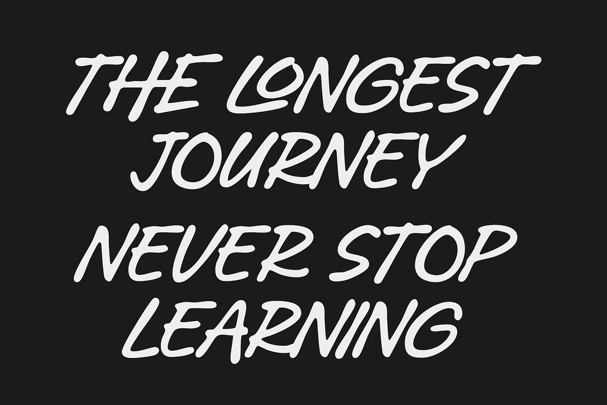 Lowstyle – Stylish Handwriting Font, a Handwritten Font by Blankids Studio (Photo 2 of 8)