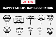 HAPPY FATHER'S DAY COLLECTION, a Decorative Illustration by Lakhan1998 (Thumbnail 1 of 5)