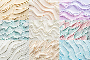 Cream Moisturizer Texture is Waves, a Texture Graphic by VetalStock