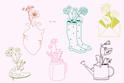 BLOOM floral spring summer bundle, a Seasonal Illustration by Lena Nikolaeva (Thumbnail 11 of 14)