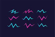 Neon Retro 80s Elements Pack, an Object Graphic by DenysHolovatiuk (Thumbnail 7 of 10)
