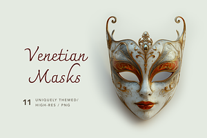 Venetian Masks, an Arts & Entertainment Photo by Picturesque Stories