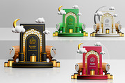 3D Ramadan Kareem Decorative, an Object Graphic by Artlogs x Modaldesain (Thumbnail 2 of 6)