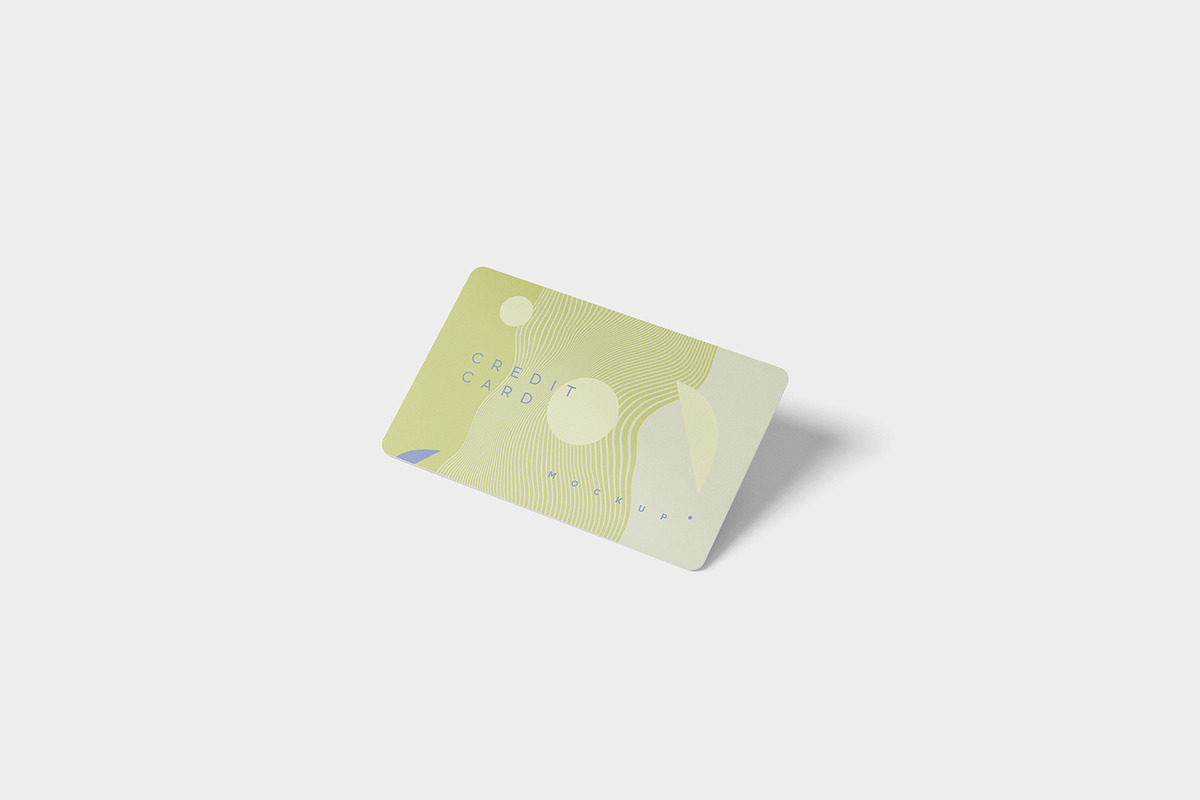 5 Credit Card Mockups, a Product Mockup by GfxFoundry