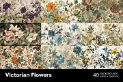 Victorian Flowers. 40 images, a Decorative Illustration by Handmadefont (Thumbnail 6 of 11)