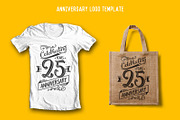 Anniversary Logo Template, a Branding & Logo Template by The Design For Co. (Thumbnail 3 of 5)