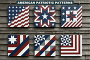 American Patriotic Barn Quilt Patter, a Pattern Graphic by AtacanDigital (Thumbnail 4 of 4)