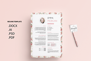 Pack Resume And Card Template / M