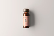 Amber Glass Vial Bottle Mockups, a Cups & Container Mockup by pmvch (Thumbnail 14 of 20)