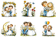 Elegant Wedding Couple PNG, a Person Illustration by Designking (Thumbnail 3 of 5)