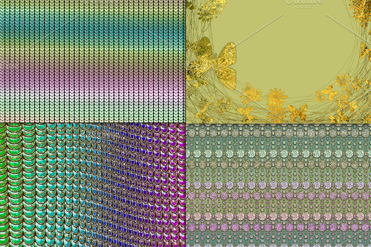 Fairy forest metallic textures, a Texture Graphic by Area (Photo 8 of 10)