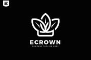 Leaf Crown Logo, a Branding & Logo Template by ehaezer (Thumbnail 4 of 4)