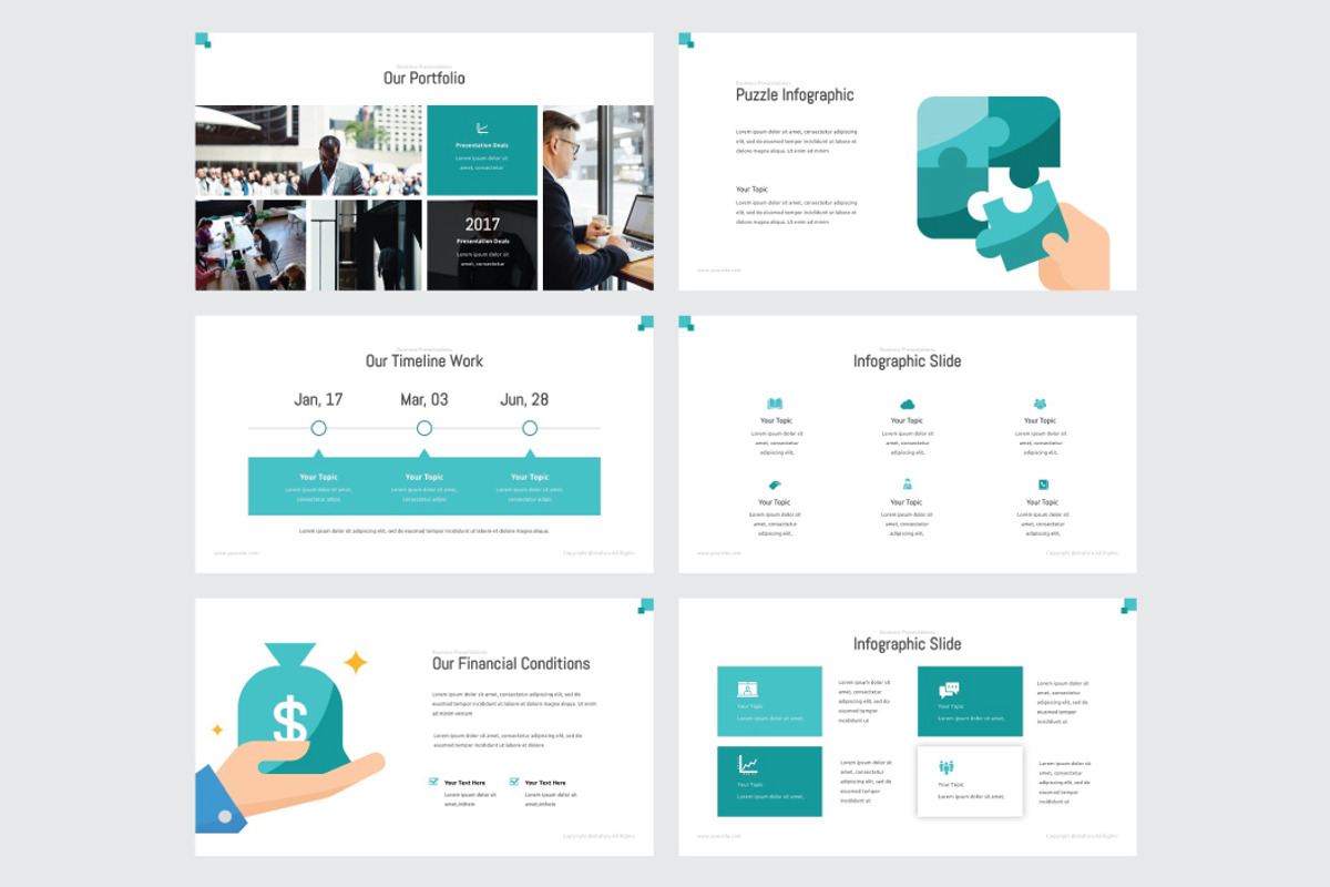 MODERN BIZZ - Keynote Template, a Presentation Template by Shafura