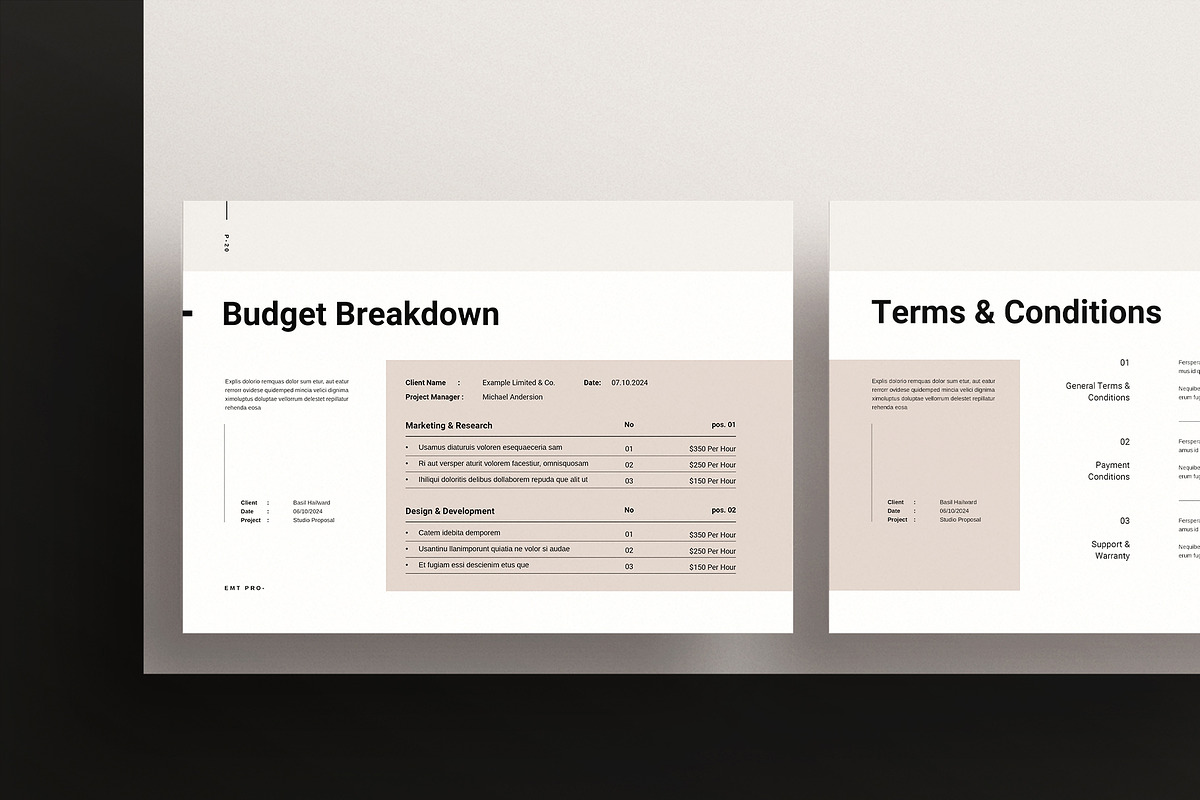 Project Proposal Landscape Template, a Brochure Template by ArtisanaAura (Photo 10 of 14)