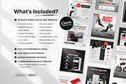 30 Black Friday Static Ad Templates, a Social Media Template by DigiPax (Thumbnail 2 of 10)