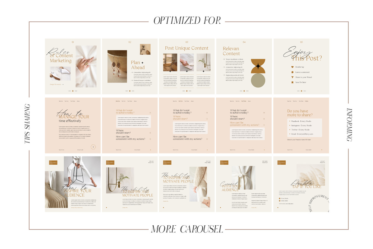 Instagram Coach Engagement CANVA PS, a Social Media Template by Eviory (Photo 22 of 48)