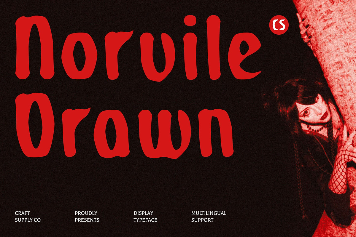 CS Norvile Drawn, a Blackletter Font by Craft Supply Co. (Photo 1 of 8)