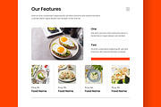 Food Email Newsletter for Restaurant, an UI Kit Template by MightyDesign (Thumbnail 3 of 9)