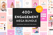 Engagement Instagram Boost Bundle, a Social Media Template by My Social Boutique (Thumbnail 1 of 27)