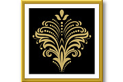 Floral Vector Abstract Pattern, a Decorative Illustration by FineArtStudio (Thumbnail 3 of 3)