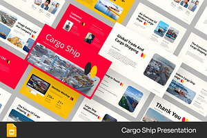 Cargo Ship Google Slides, Powerpoint, a Presentation Template by Fit-tee