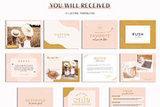 Pink Boho Etsy Shop Branding Kit, a Branding & Logo Template by Macarons and Mimosas (Thumbnail 3 of 9)