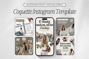 Coquette Instagram Template