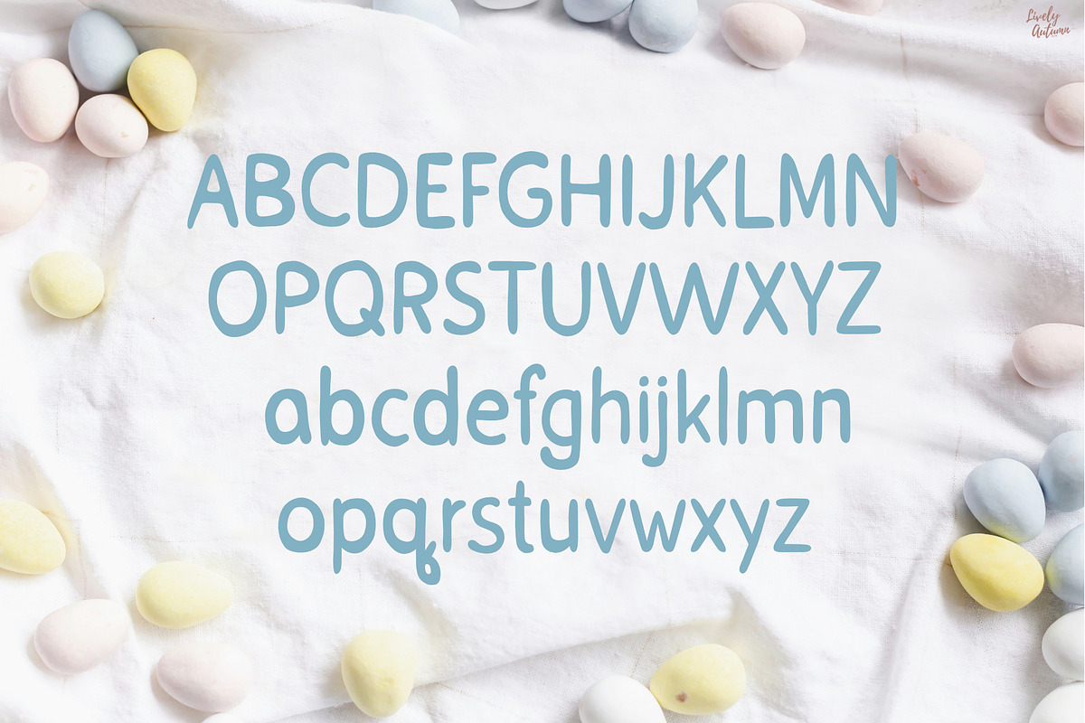 Easter Sunshine | Handwriting Font, a Handwritten Font by LivelyAutumn11.11 (Photo 2 of 5)
