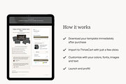 ThriveCart Checkout Template, a Landing Page Template by Pixel & Flow (Thumbnail 5 of 7)