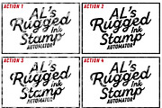 AL's Rugged Ink Stamp Automator, an Action Add-On by AL's Design Studio (Thumbnail 7 of 8)