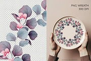 Dusty Eucalyptus & Flowers Set, a Pattern Graphic by Gribanessa (Thumbnail 3 of 5)