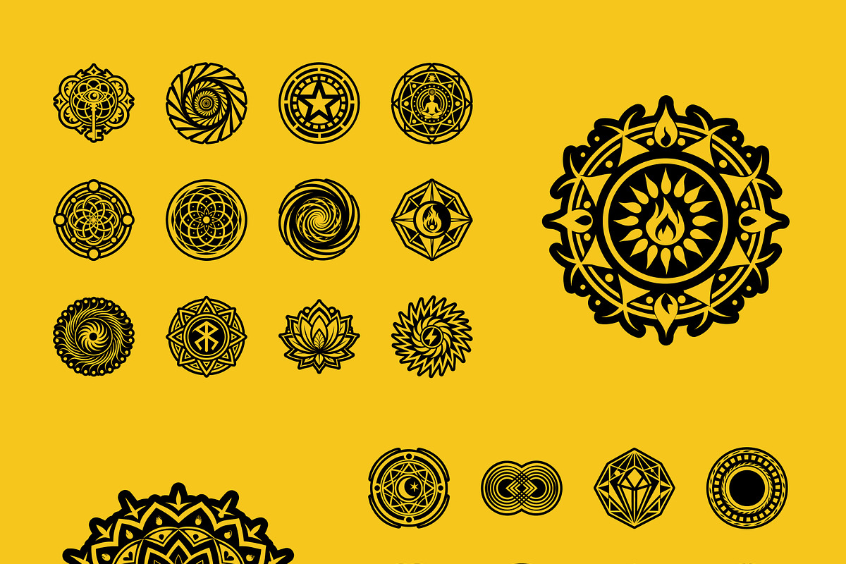 Powerful Manifestation Symbols, a Solid Icon by Creative Stall (Photo 6 of 7)