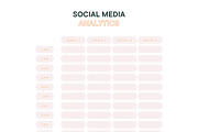 Social Media Planner, a Print Template by Brand Your Biz Co. (Thumbnail 6 of 9)