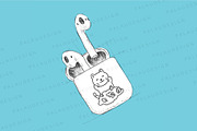 Cute Kawaii Cat Autumn Character, a Seasonal Illustration by Palau (Thumbnail 8 of 12)