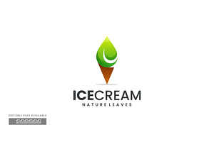 Ice Cream Gradient Colorful Logo, a Branding & Logo Template by ivan_artnivora