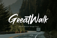 Greatwalk - Hand Sketch Rough Font