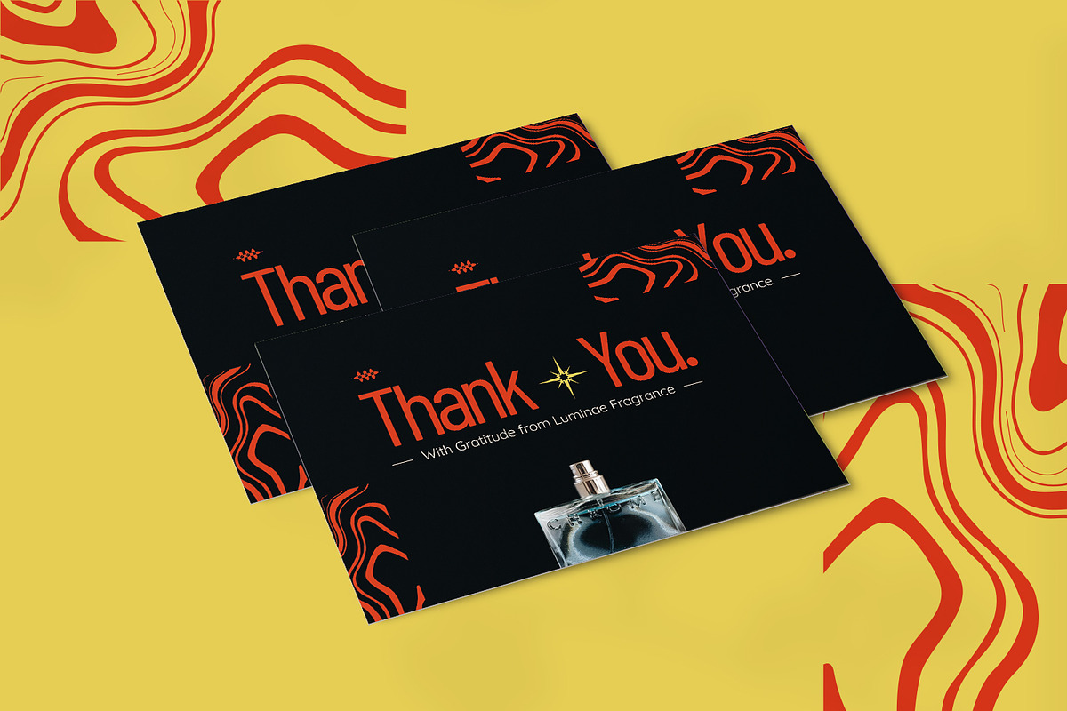 Gratitude Luminae - Thank You Card, a Card Template by VUNIRA (Photo 2 of 3)