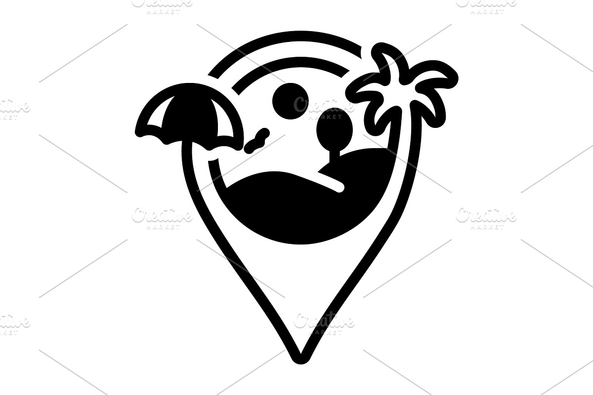 Vacation sabbatical solid icon, a Solid Icon by Creative priyanka