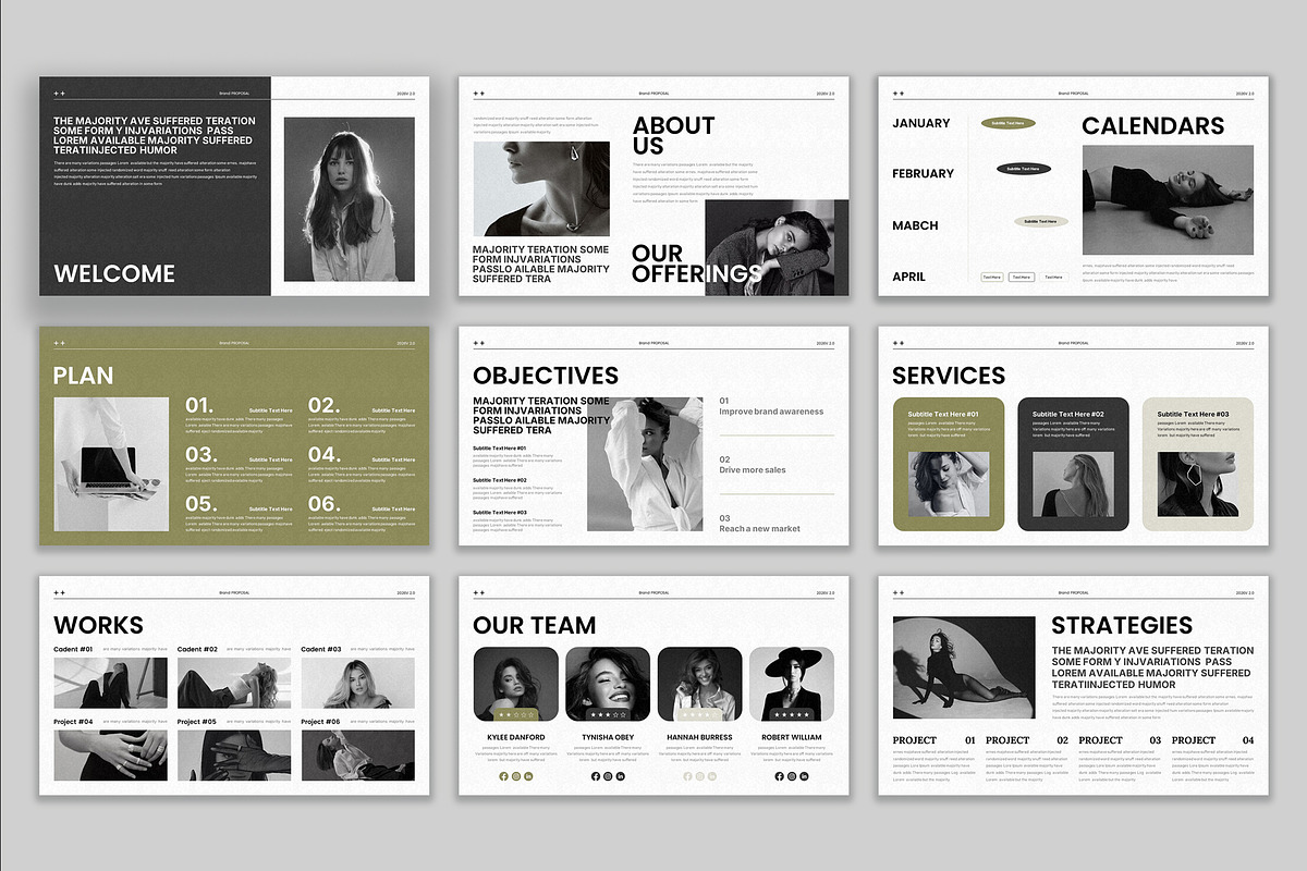 Brand Proposal Presentation Template, a Presentation Template by Pradaxa (Photo 3 of 5)