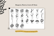 Vintage Floral Line Art, a Decorative Illustration by lilovwishes (Thumbnail 2 of 6)