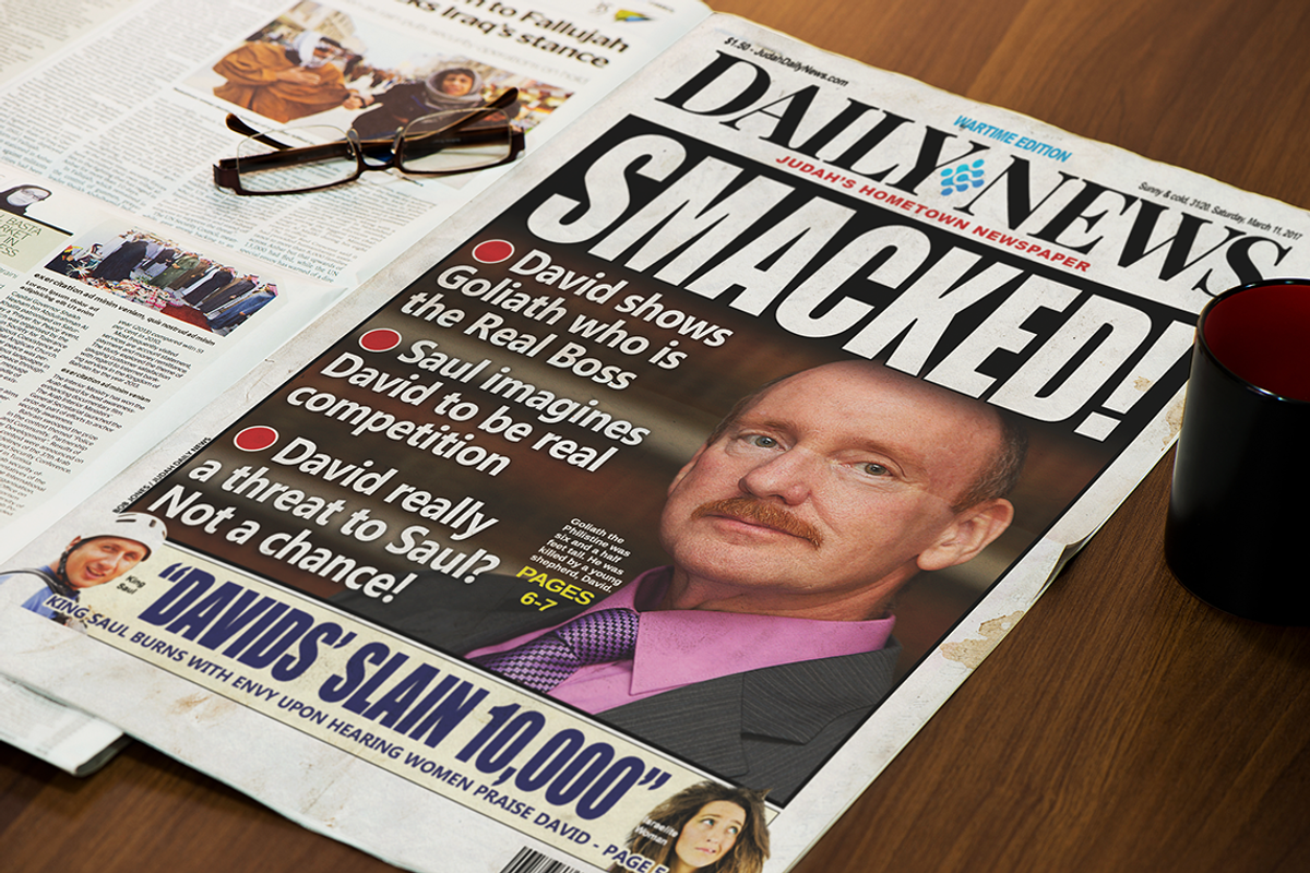 Editable Tabloid Newspaper Cover, a Flyer Template by Newspaper Templates (Photo 1 of 9)