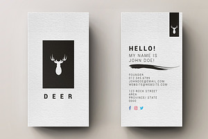 Minimal Business Card with Logo
