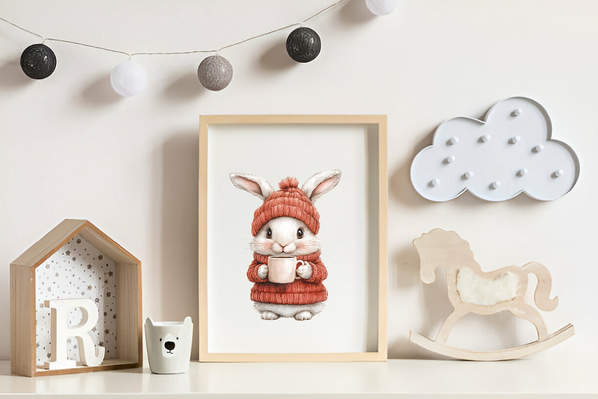Rustic Winter Animal Clipart Bundle, an Illustration by CreationArt (Photo 2 of 9)